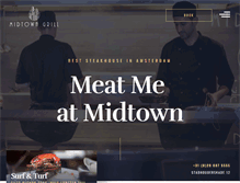 Tablet Screenshot of midtowngrill.nl